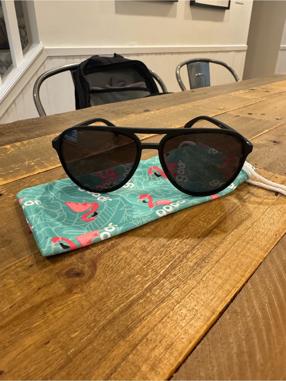 New GOODR Black Aviator Sunglasses